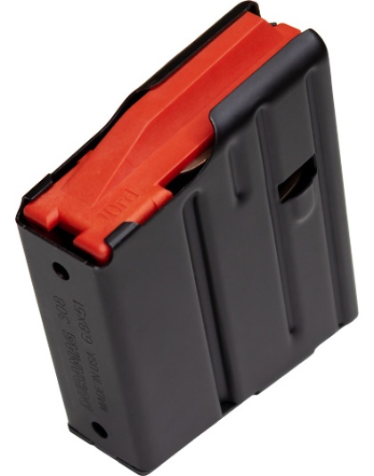 C Products Defense Magazine SR25 7.62X51 5 Rounds Blackened Stainless Steel