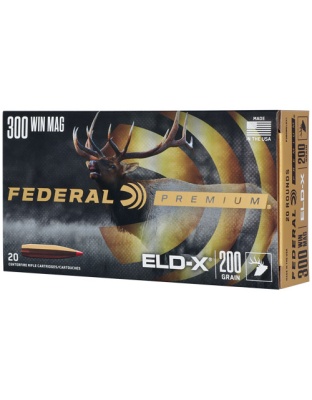 Federal 300 Winchester Magnum 200 Grain ELD-X 20 Rounds