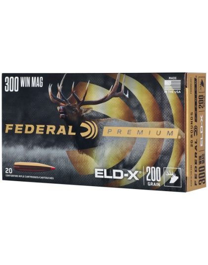 Federal 300 Winchester Magnum 200 Grain ELD-X 20 Rounds