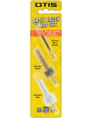 Otis AR-15 Chamber Brush & Mop Set 8-32 Threads