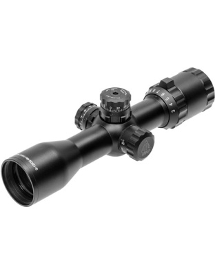 Utg Bugbuster 3-12X32 1" Mil Dot Side Ao with Quick-Detach Rings Black