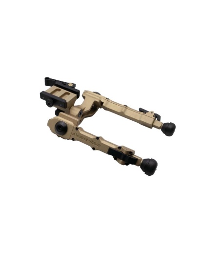 Accu-Tactical Bipod Wide Body Rifle 7.5" Max Height Arca Tan