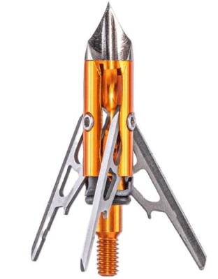 Rage Broadhead 3 Blade Chisel Tip 100 Grain Xbow 1.6" Cut 3-Pack
