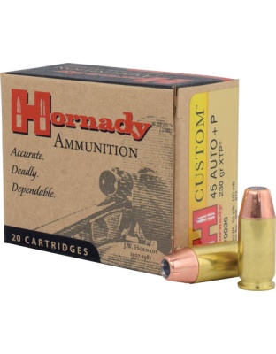 Hornady 45 Automatic Colt Pistol +P 230 Grain XTP 20 Rounds 10 Boxes per Case