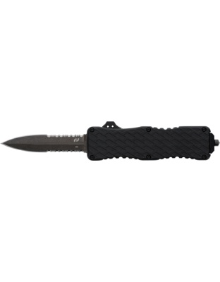 Schrade Knife Uproar D/A Out-the-Front 3" D2 Bayonet Point Black