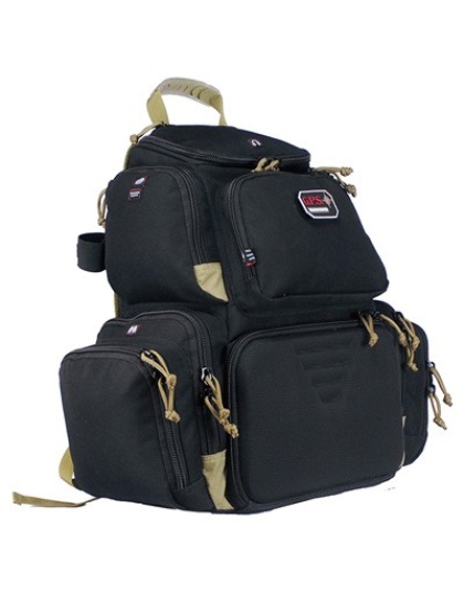 GPS Handgunner Backpack Black/Tan