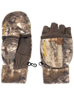 Hot Shot Youth Bulls-eye Pop-top Mitten S/M Realtree APX