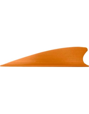 Tactical Vanes Matrix 2.25" Shield Cut Orange 36 Pack