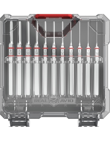Real Avid Accu-Punch Set 11 Piece Standard Pin Punch