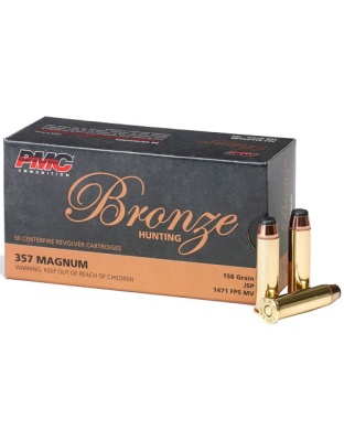 PMC 357 Magazine 158 Grain Jacketed Soft Point 50 Rounds 20 Boxes per Case