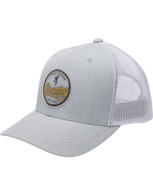 Browning Cap Objective Mesh Snapback Heather Gray One Size Fits Most