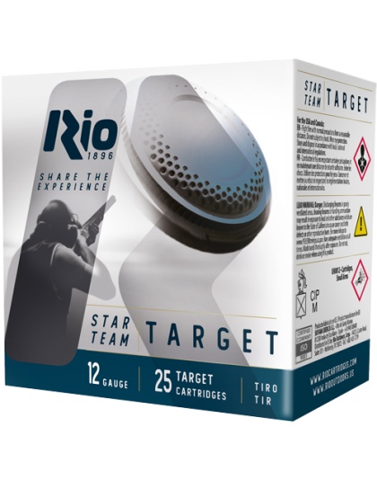 Rio Ammunition Star Team 12 Gauge 2.75" 1 Ounce #7.5 1250 Feet Per Second 250 Rounds Case