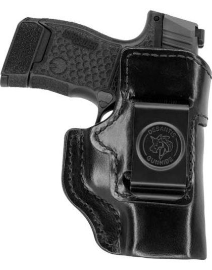 Desantis Inside Heat Holstr Right-Hand Inside-the-Waistband Leather Fits Glock 43/43X Black