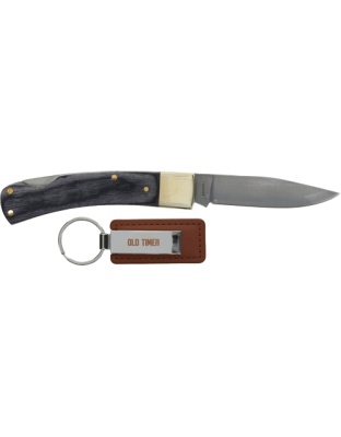 Old Timer Knife Lockback Foldr & Keychain Combo Promo Q3 26'