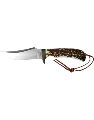 Uncle Henry Knife Staglon 4" Caper with Leather Sheath