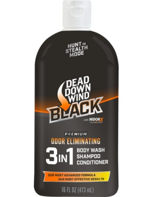 Dead Down Wind Black Premium 3-in-1 Body Wash/Shampoo/Conditioner 16 Ounce