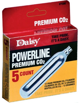 Daisy CO2 Cylinder 12 Gram 5-Pack