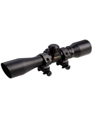 Truglo Compact Rifle Scope 4x32mm 1" SPF Duplex Black