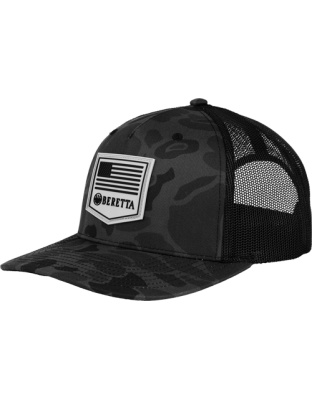 Beretta Cap Pm Trucker R 112 Rubber Patch Black Duck Camo