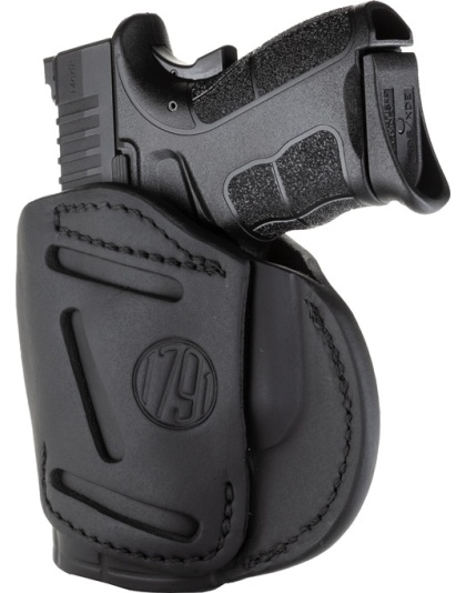 1791 Gunleather 4-Way Multi Fit SZ4 SIG 239/Similar Models Black Right-Hand Outside-the-Waistband Holster