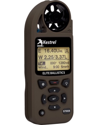 Kestrel Ballistics 5700X Wez with Applied Ballistics Flat Dark Earth