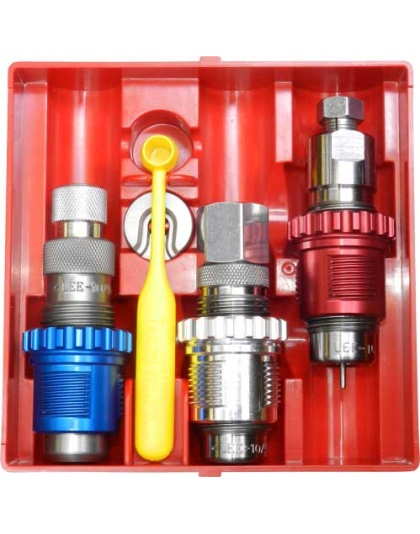 Lee Carbide 3-Die Set & Breech Lock Bushings 380 Automatic Colt Pistol