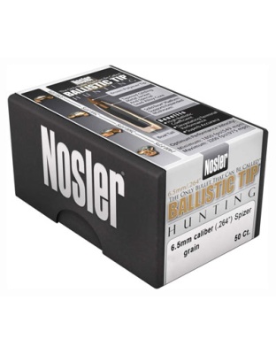 Nosler Bullets 6.5 mm.264 100 Grain Ballistic Tip 50 Count