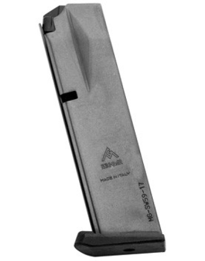 MEC-Gar Magazine Smith & Wesson 5900 Series 9 mm 17 Rounds Flush Blued