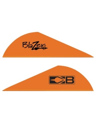Bohning Blazer Vanes 2" Solid Neon Orange 100-Pack