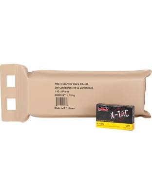 PMC 5.56X 55 Grain Full Metal Jacket Boat Tail 200 Rounds Battle Pack 5BP/Ca