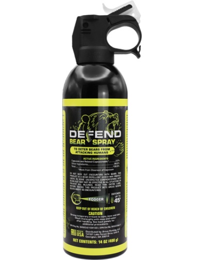 Dead Down Wind Defend Bear Spray 14 Ounce.