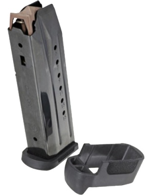 Ruger Magazine Security.380 Automatic Colt Pistol 15 Rounds Black Plastic