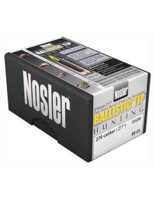 Nosler Bullets 270 Caliber.277 140 Grain Ballistic Tip 50 Count
