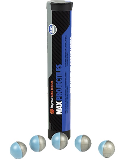 Byrna Technologies Max Projectiles 5 Count Tube .61 Caliber Fits Cl Launcher