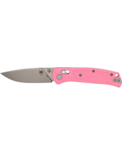 Cobratec Knives EDC Scout Bar Lock 3.12" Pink Stainless Steel