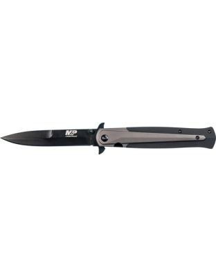 Smith & Wesson Knife M&P Dagger 4" Blade Black/Flat Dark Earth with Pocket Clip