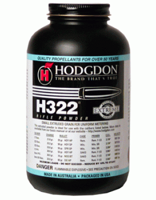 Hodgdon H322 1LB Can 10CAN/Cs