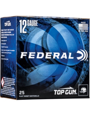 Federal Top Gun 12 Gauge 2.75" 1 Ounce #8 1180 Feet Per Second 250-Round Case
