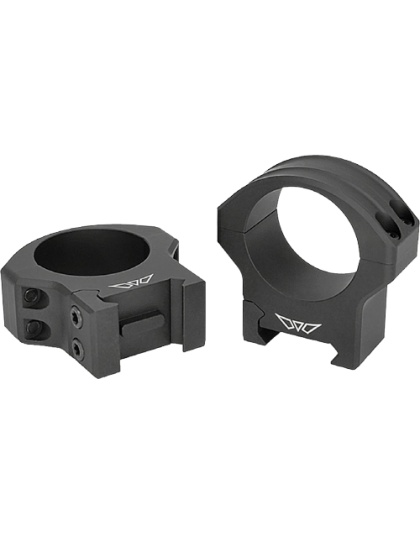 Warne Scope Mounts Rings Hyperlite 1" High Matte Alloy