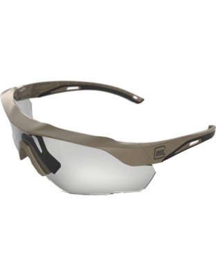 Glock Tactical Glasses Crossover Desert Tan Clear Len