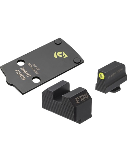 Night Fision Optic Plate & Ns Combo Eps to Glock Full Sz Mos