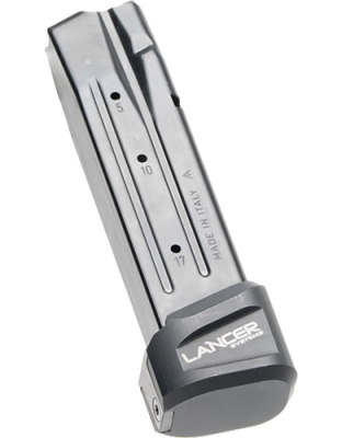 Lancer Extended Basepad Plus 5 Rounds Black for SIG P320