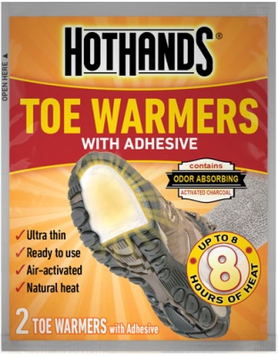 Hothands Toe Warmers 40 Pair 8 Hour with Adhesive