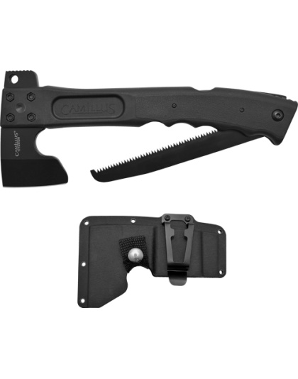 Camillus Knives Camtrax 3-in-1 Hatchet 7" Lockback Foldng Saw