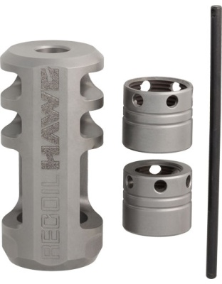 Browning Recoil Hawg Muzzle Brake Silver Collars & Tool