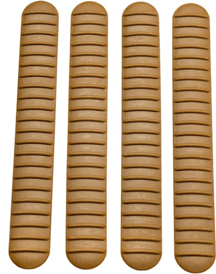 B5 Systems Rail Cover M-LOK Coyote Brown 3 Section 4-Pack