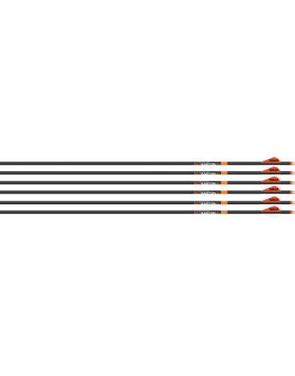 Easton Arrow 6.5 mm Bowhunter 300 with 2" Bully Vanes 6-Pack