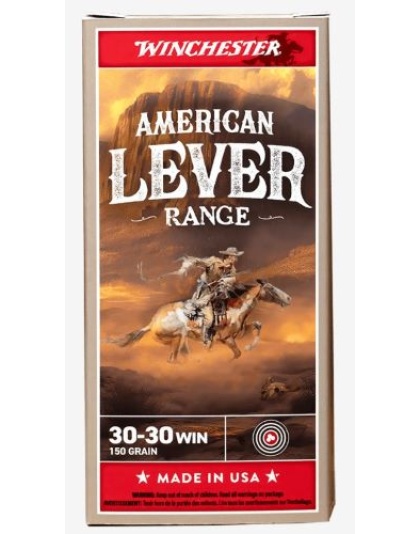 Winchester Ammunition American Lever 30-30 150 Grain Jacketed Hollow Point 20 Rounds 10 Boxes per Case