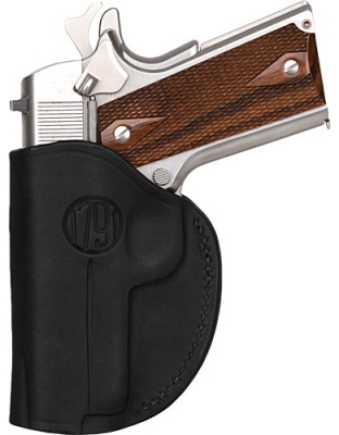 1791 Gunleather 2-Way Multi Fit SZ1 1911 Frame 3-4" Black Right-Hand Inside-the-Waistband Holster