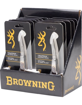 Browning Knife Trapper Counter Display 12 Knives